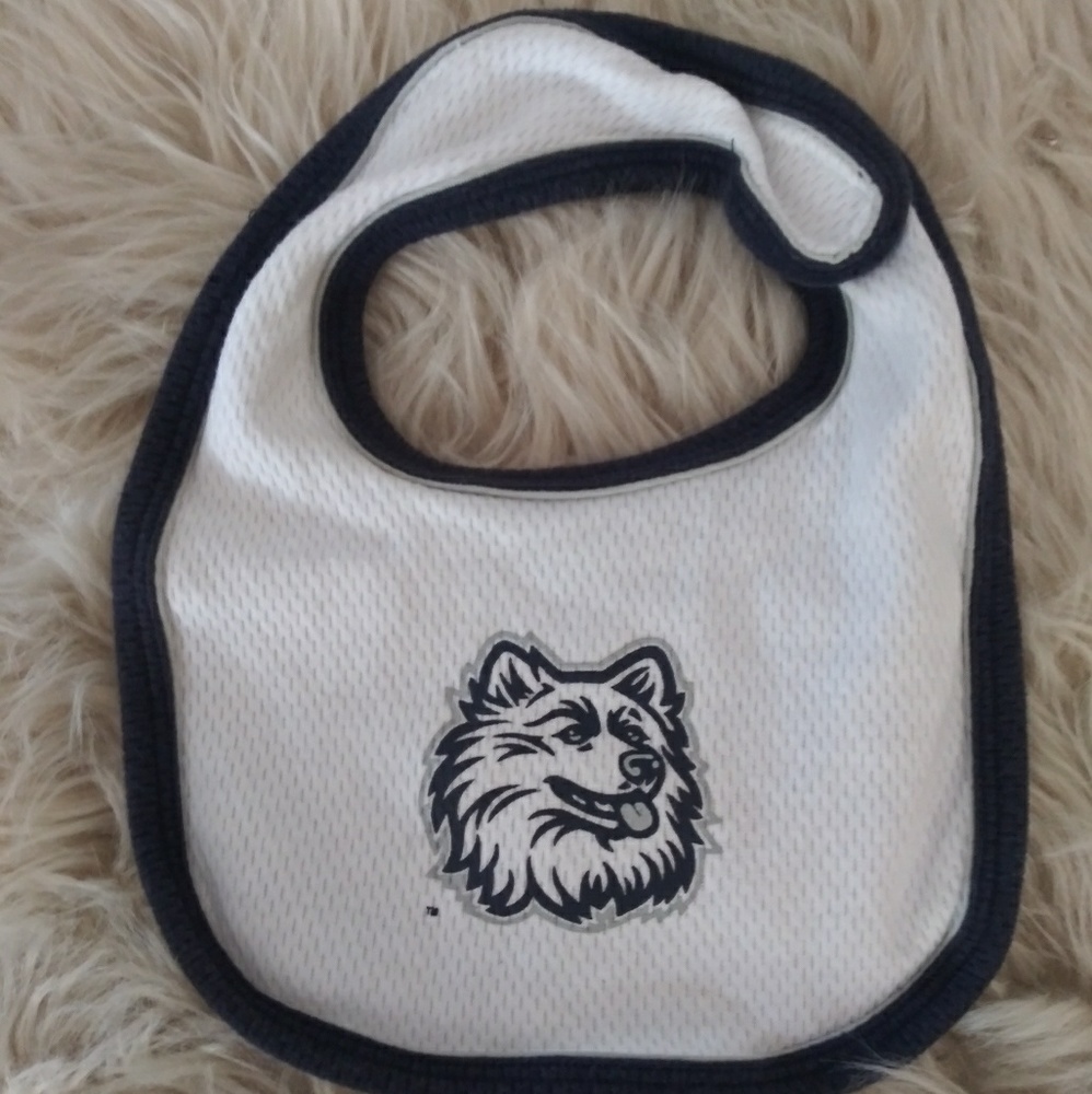 University of Connecticut baby bib